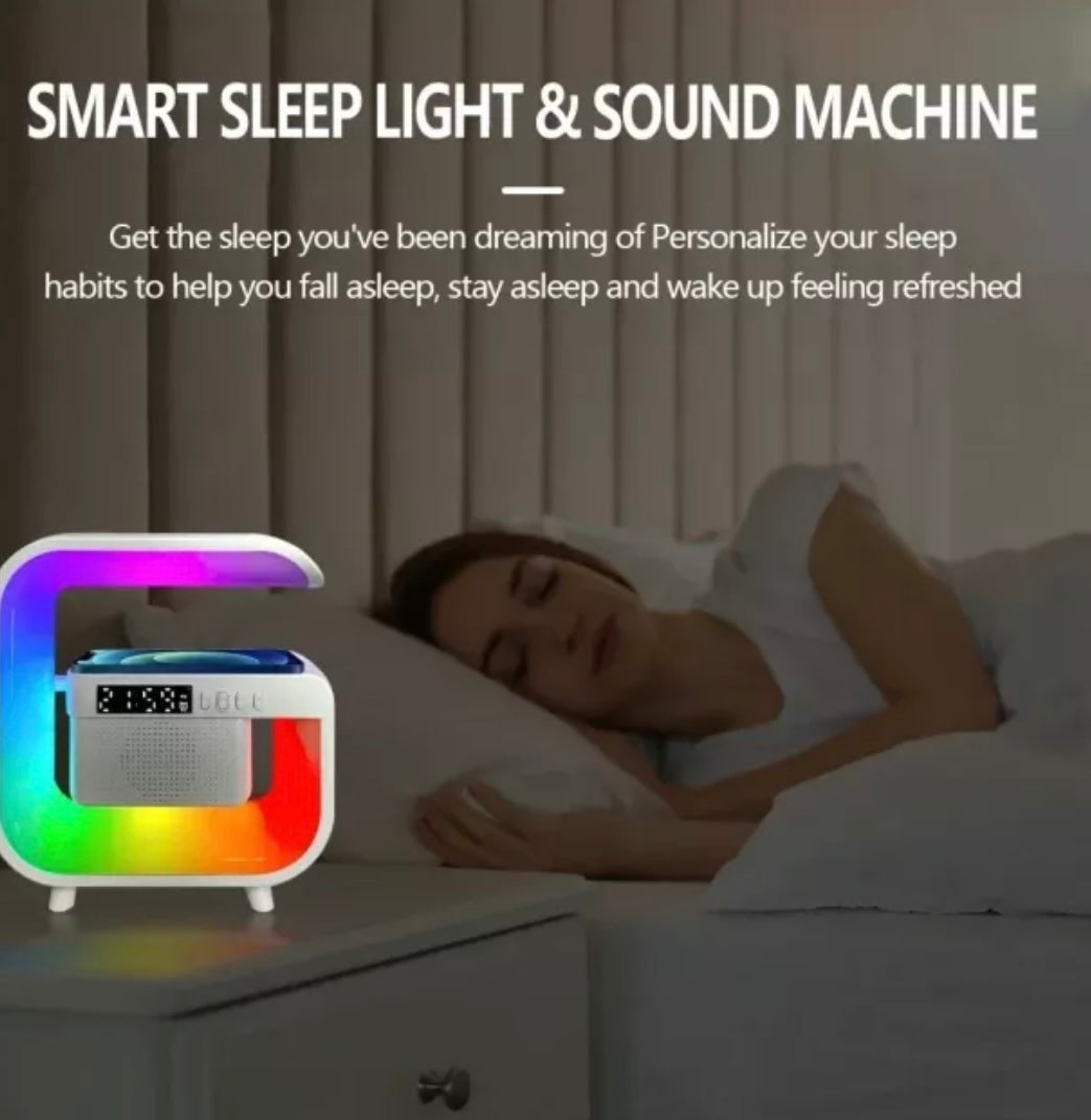 Viral 4 n 1 : LED Lamp, Bluetooth Speaker,Phone Charger, & Alarm Clock