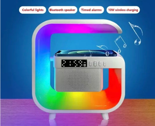 Viral 4 n 1 : LED Lamp, Bluetooth Speaker,Phone Charger, & Alarm Clock